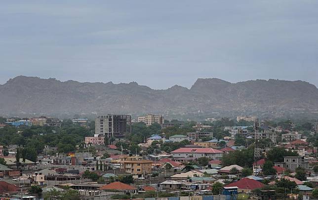 This photo taken on April 9, 2024 shows the city view of Juba, South Sudan. (Xinhua/Han Xu)