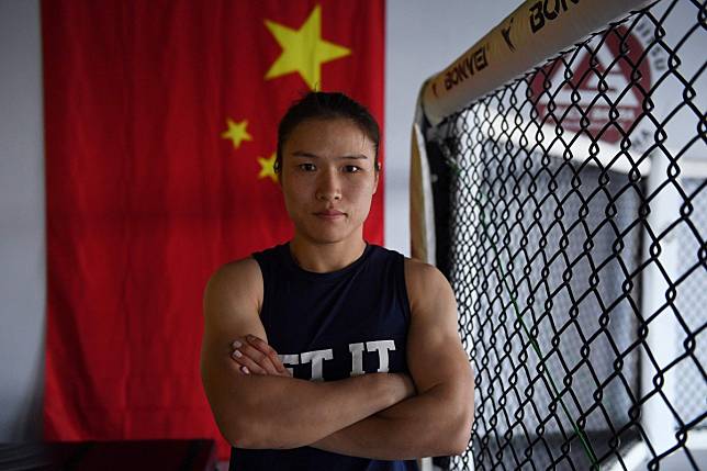 Zhang Weili will become the first Chinese fighter to challenge for a UFC title when she faces Jessica Andrade in Shenzhen. Photo: AFP