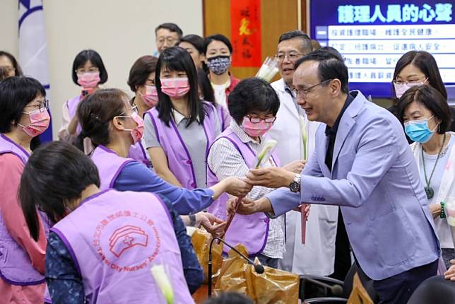 國民黨舉辦國際護師節 向全國護理人員致敬活動。 圖：國民黨文傳會/提供