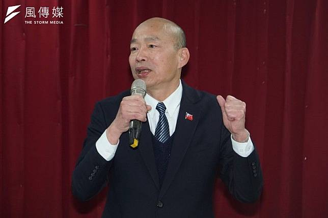 針對大罷免潮，國民黨林沛祥透露，立法院長韓國瑜（見圖）曾向他提一句話。（資料照，蔡親傑攝）