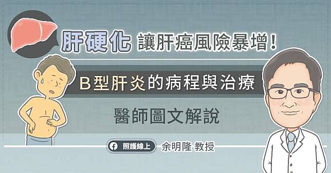 肝硬化讓肝癌風險暴增！B型肝炎的病程與治療，醫師圖文解說