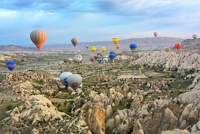 土耳其熱氣球，Source:Unsplash｜Mar Cerdeira