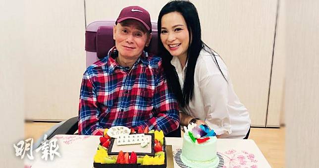 劉家輝昨天64歲生日，樊亦敏送他最愛的麻將生日蛋糕。（受訪者提供圖片）