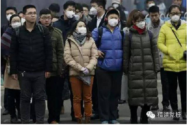 新型冠狀病毒疫情於中國尚未全面獲得控制，許多民眾戴口罩自保。   圖/翻攝自微信
