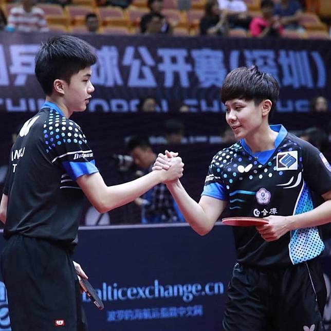 林昀儒／鄭怡靜中國公開賽決賽擊敗香港組合，奪下合作以來第二冠。(資料照，取自ITTF)
