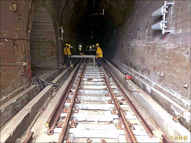 太魯閣號事故釀四十九死，台鐵已完成清水隧道受損補強及所有檢測。(記者王峻祺攝)
