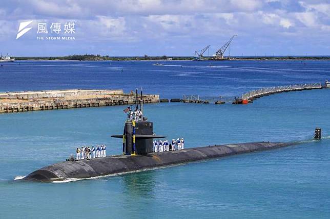 美軍維吉尼亞級核動力潛艦「密蘇里號」（SSN 780）。（美聯社）
