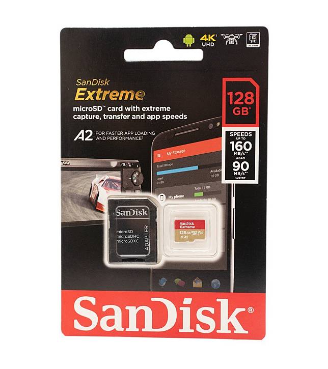 A2 新規記憶卡試用 – SanDisk Extreme microSDXC UHS-I (V30)(A2)128GB 記憶卡 實測 (電腦/手機) @3C 達人廖阿輝