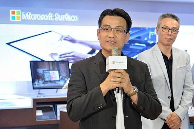 全台首家Microsoft Surface形象旗艦店。（圖/台灣微軟提供）