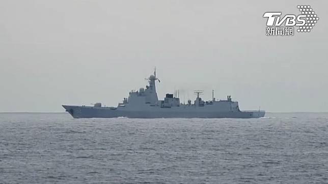 國防部曝光海軍監控共艦畫面。（圖／國防部提供）