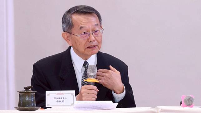 司法院長被提名人蔡秋明。資料照，廖瑞祥攝