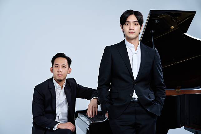 2022樂壇新星鋼琴家王庭悅（左）、男中音陳集安（右）。   圖：新北市文化局提供