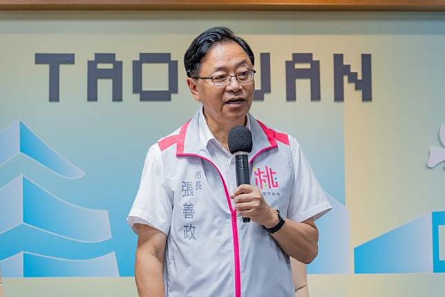 桃園市長張善政盼打造桃園成為友善育兒之都。圖：市府提供