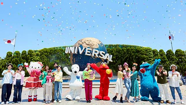 大阪環球影城。翻攝臉書＠ユニバーサル・スタジオ・ジャパン / Universal Studios Japan (USJ)