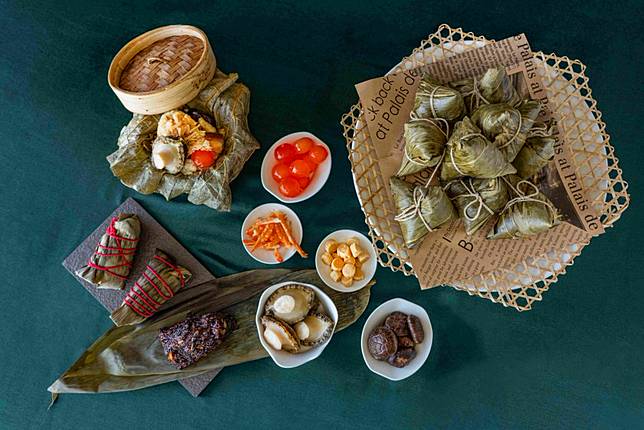 「亞果薈」首度推出節慶限定美饌，包括古早味、海味及素食粽，因應端午佳節到來。（亞果薈提供）