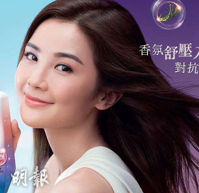 蔡卓妍與頭髮護理品牌續約，除了香港，更擔任品牌在星加坡、馬來西亞及泰國的代言人。（大會提供）