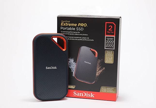 給你2TB極速時尚的外型！SanDisk Extreme PRO Portable SSD 2TB