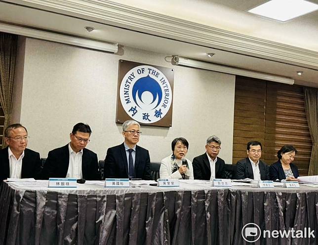內政部今（17）日下午召開部務會報後記者會。 圖：謝莉慧/攝