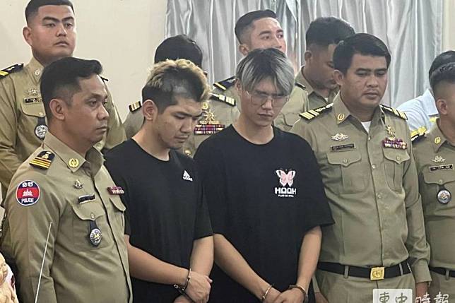 「晚安小雞」與「阿鬧」近日因在柬埔寨自導自演假綁架案而被判處2年有期徒刑。（圖／翻攝自《柬中時報》）