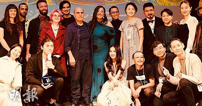 溫碧霞昨晚出席「沖繩太平洋國際電影展2023」的閉幕禮。（大會提供）