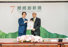 工總理事長潘俊榮（右）疾呼「電價一定不能漲」。（圖：中華民國全國工業總會官網）