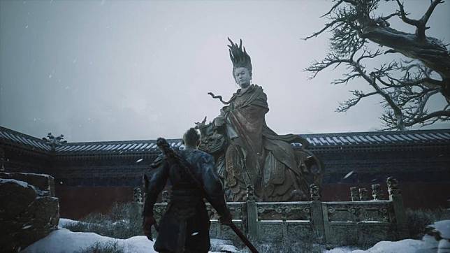 This undated in-game screenshot shows a scene from the Chinese video game Black Myth: Wukong. (Xinhua)