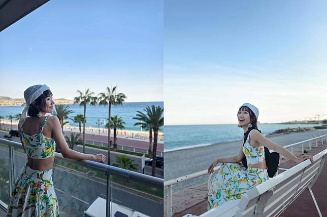 Lulu辣曬纖腰與美背。（圖／翻攝自Lulu IG）