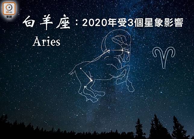 2020年，白羊座主要受三個星象影響，包括火星、太陽和地球。（互聯網）