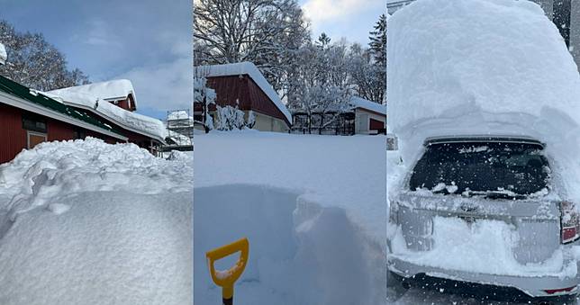 破紀錄寒流夾雪襲擊北海道　12小時積雪破120公分「岐阜積雪達178公分」