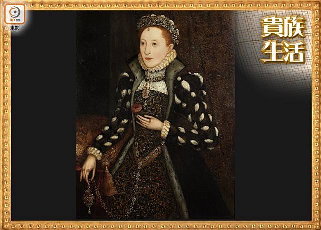 出自史蒂文‧范德梅倫畫室之伊麗莎白一世肖像，最終以超過33.7萬英鎊成交，相當於347.6萬港元！（互聯網）