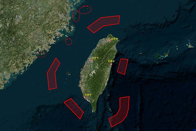 解放軍東部戰區宣布，今起在台灣周邊海空域進行「聯合利劍－2024A」演習。（圖片來源／擷取自中國央視新聞）