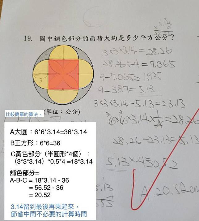 有網友公布了簡易算法。（翻攝PTT）