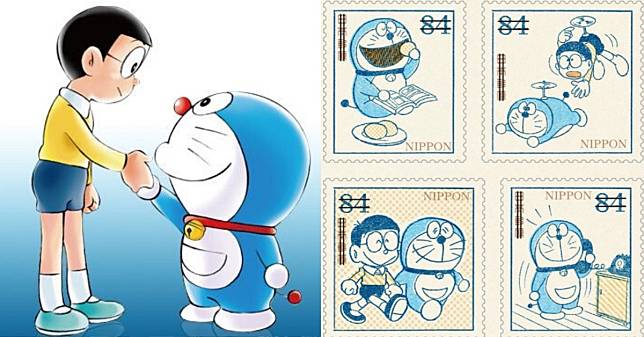 1970 年代復古哆啦A夢重現！「50 周年紀念郵票」日本開賣，泛黃、懷舊漫畫回味經典