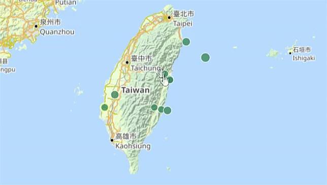 從12月14日持續到平安夜，已經連續11天未發生顯著有感地震，前地震測報中心主任郭鎧紋提醒須持續關注。圖／翻攝自地震測報中心