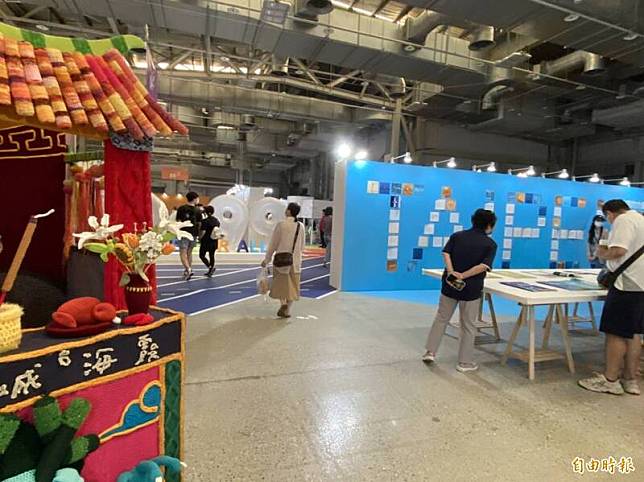 台北市政府斥資近8000萬元舉辦「台北城市博覽會」於8月27日至9月11日在花博公園爭艷館舉行。(記者楊心慧攝)