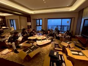 柬埔寨太子集團涉嫌在台洗錢，董事長陳志位於台北市大安區的豪宅「和平大苑」11戶也遭扣押。資料照。調查局提供