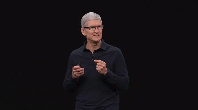 蘋果（Apple）執行長提姆˙庫克（Tim Cook）。   圖：翻攝影片