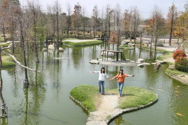 ▲澄霖沉香味道森林館有如兼六園般處處充滿日式禪風。