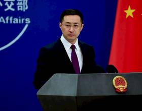 中國外交部發言人林劍。(X@MFA_China)