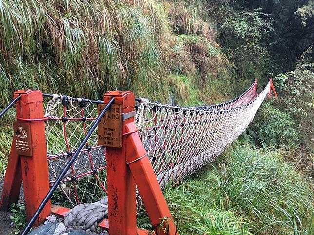 ▲見晴懷古步道的吊橋。（圖／奧丁丁體驗）