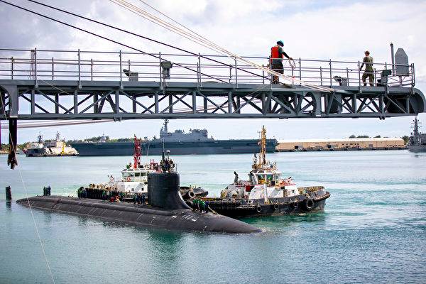 美國「海狼號」核潛艇昨（4）日抵達日本。（示意圖） 圖：翻攝自美國海軍