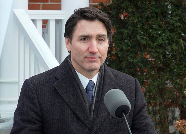 The screenshot from a video shows Justin Trudeau speaking to media in Ottawa, Canada, on Jan. 6, 2025. (Photo by Mick Gzowski/Xinhua)