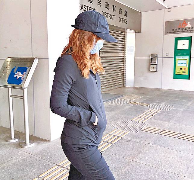 女被告陳海雲被指案發當日在現場喧嘩，被判囚5周。