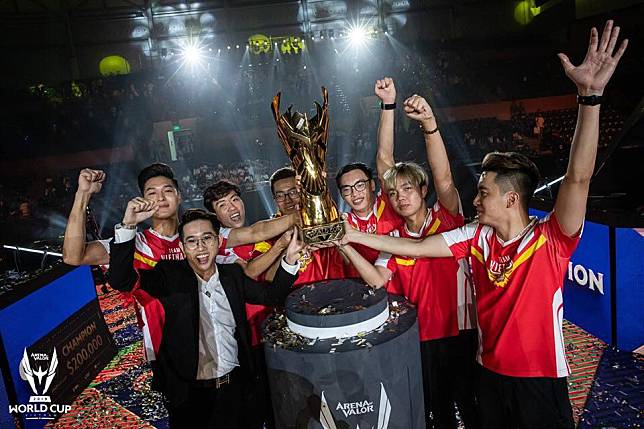 Vietnam เอาชนะ Chinese Taipei สุดมันส์ 4-3 เกม คว้าแชมป์ AWC 2019