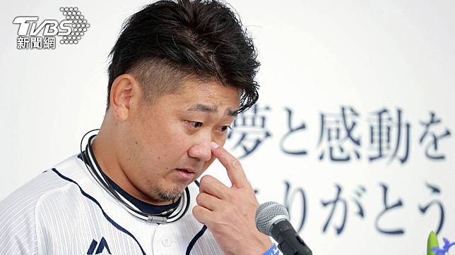 松坂大輔在今日中午出席引退記者會。（圖／達志影像美聯社）