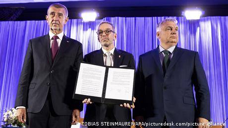 奧爾班同奧地利自由黨主席基克爾、捷克民粹主義政黨「是的2011」（ANO 2011）領導人巴比什在聯合舉行的記者會上承諾為歐洲帶來「和平、安全和發展」，而不是「戰爭、移民和停滯」。