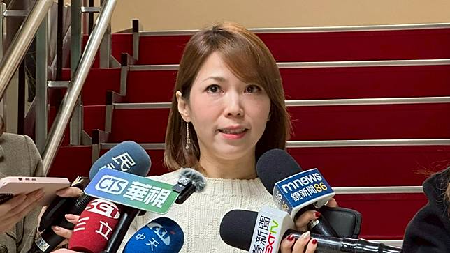民眾黨立法院黨團主任陳智菡受訪。陳祖傑攝