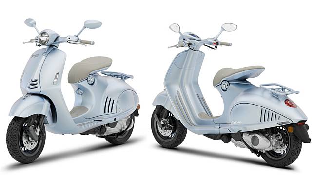 Vespa 946 Snake限量特仕版車型展現Vespa對冬季氛圍的精湛詮釋，更融入了蛇年的神秘與威嚴，為Lunar Collection系列中的又一力作。(圖片來源/ Vespsa)