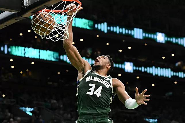 公鹿「字母哥」安戴托昆波(Giannis Antetokounmpo)，可能在季中自請離隊。法新社