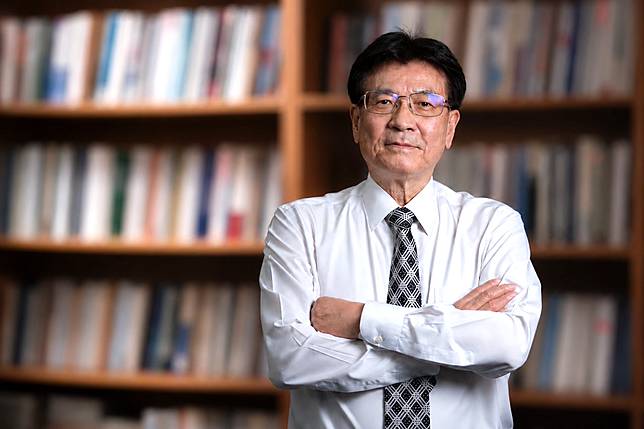 台灣水資源與農業研究院院長虞國興強調，「把水留住」是台灣必須認真面對的國安問題。（攝影／楊語芸）